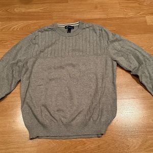 John ashford grey sweater 100% cotton